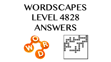 Wordscapes Level 4828 Answers