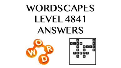 Wordscapes Level 4841 Answers