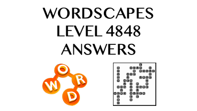 Wordscapes Level 4848 Answers