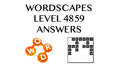 Wordscapes Level 4859 Answers
