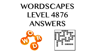 Wordscapes Level 4876 Answers