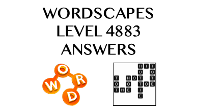 Wordscapes Level 4883 Answers