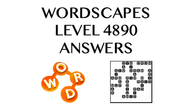 Wordscapes Level 4890 Answers