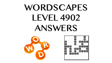 Wordscapes Level 4902 Answers