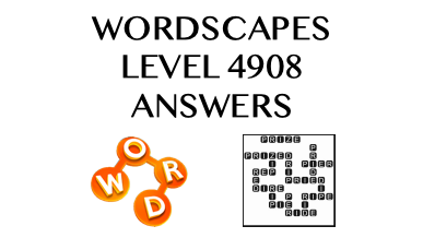 Wordscapes Level 4908 Answers