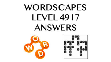 Wordscapes Level 4917 Answers