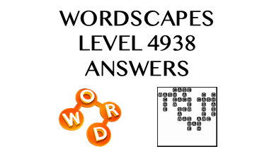 Wordscapes Level 4938 Answers
