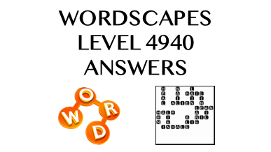 Wordscapes Level 4940 Answers