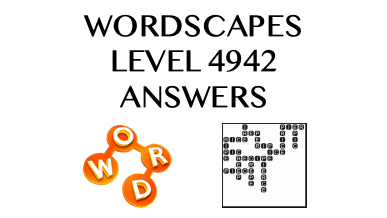 Wordscapes Level 4942 Answers
