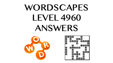 Wordscapes Level 4960 Answers