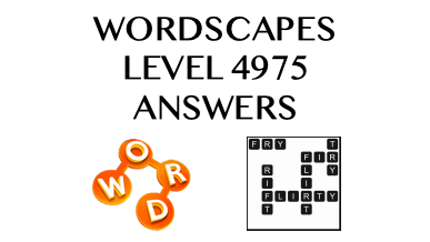 Wordscapes Level 4975 Answers