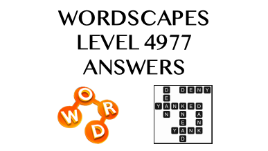 Wordscapes Level 4977 Answers