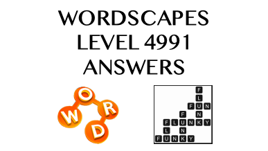 Wordscapes Level 4991 Answers