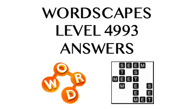 Wordscapes Level 4993 Answers