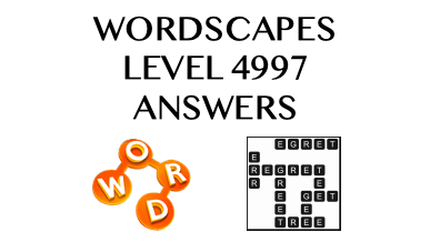 Wordscapes Level 4997 Answers