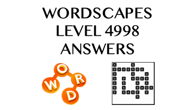 Wordscapes Level 4998 Answers