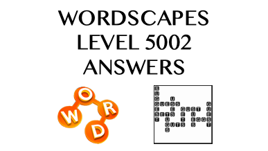 Wordscapes Level 5002 Answers