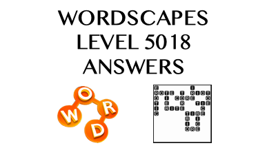 Wordscapes Level 5018 Answers