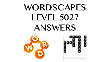 Wordscapes Level 5027 Answers