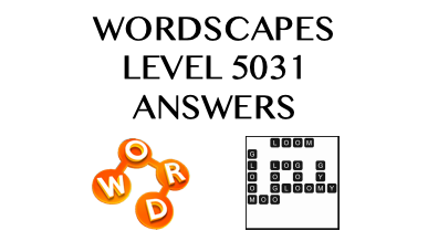 Wordscapes Level 5031 Answers