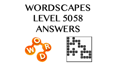 Wordscapes Level 5058 Answers