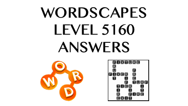 Wordscapes Level 5160 Answers