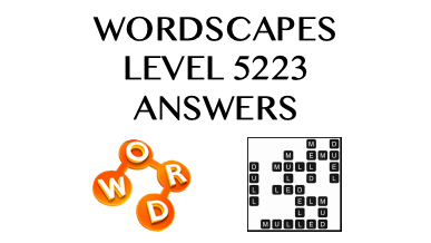 Wordscapes Level 5223 Answers