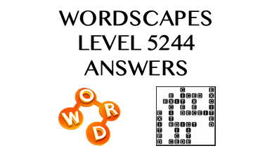 Wordscapes Level 5244 Answers