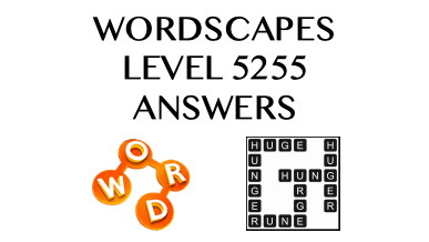 Wordscapes Level 5255 Answers