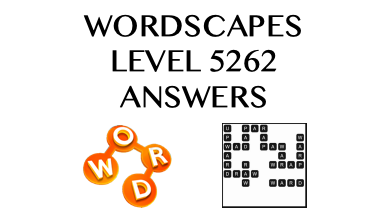Wordscapes Level 5262 Answers