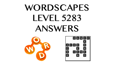 Wordscapes Level 5283 Answers