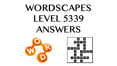 Wordscapes Level 5339 Answers