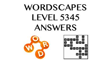 Wordscapes Level 5345 Answers
