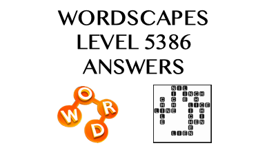 Wordscapes Level 5386 Answers