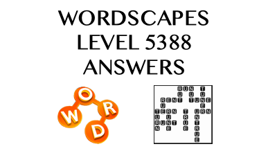 Wordscapes Level 5388 Answers