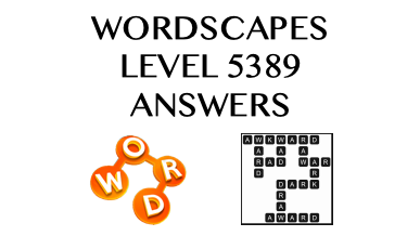 Wordscapes Level 5389 Answers