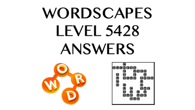 Wordscapes Level 5428 Answers