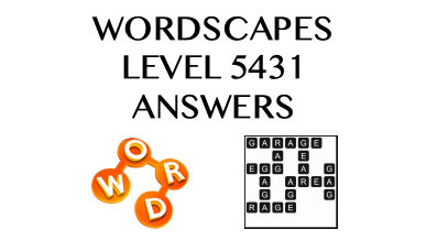 Wordscapes Level 5431 Answers