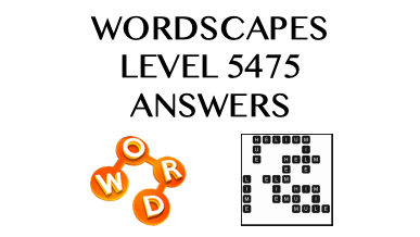 Wordscapes Level 5475 Answers