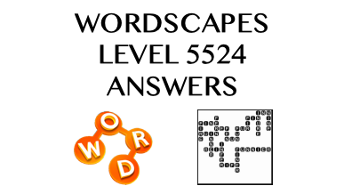 Wordscapes Level 5524 Answers