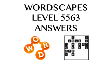 Wordscapes Level 5563 Answers