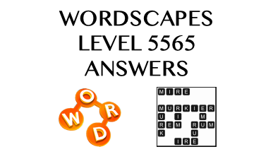 Wordscapes Level 5565 Answers