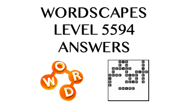 Wordscapes Level 5594 Answers