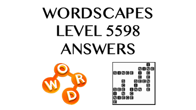Wordscapes Level 5598 Answers