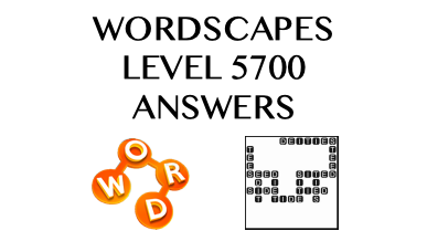Wordscapes Level 5700 Answers
