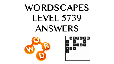 Wordscapes Level 5739 Answers