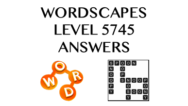 Wordscapes Level 5745 Answers