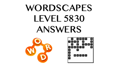 Wordscapes Level 5830 Answers