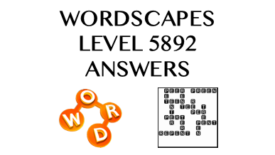 Wordscapes Level 5892 Answers