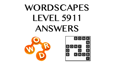 Wordscapes Level 5911 Answers